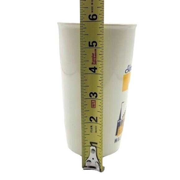 Disney World Travel Tumbler Since 71 Magic Kingdom Castle 6" Logo Yellow Blue - Picture 7 of 8